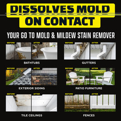 Alien Power Stain Remover Kit – Mold, Mildew & Algae Cleaner with Spray Bottle