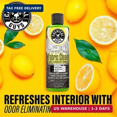 Chemical Guys Foaming Citrus Fabric Clean Drill Brush Kit – High Foaming Stain a
