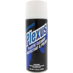 Plexus Plastic Window Cleaner, Anti-Static, 13oz Aerosol Can, 1 ea