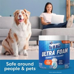 Ty-D-Bol Ultra Foam Toilet Bowl Cleaner – Provides Up to 8 Cleans Citrus Scent