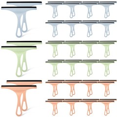 Didaey 48 Pcs Squeegee for Shower Glass Door, 8.7 Inch Silicone Shower Squeegee