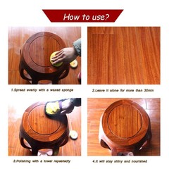 Wood Seasoning Beeswax Furniture Polish & Restoration Care Beeswax, Suit for …