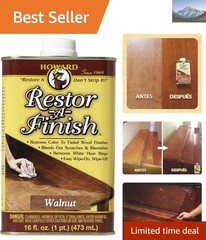 Restor-A-Finish 16 oz Walnut – Effortlessly Restore Wood & Eliminate Scratches