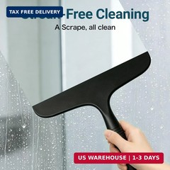 SetSail Shower Squeegee for Glass Doors,One-piece All Silicone Squeegee | Streak