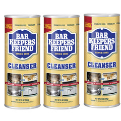Bar Keepers Friend 21 oz Powder All-Purpose Cleaner Polish Cleanser Home 12 pack