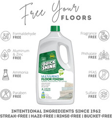 Multi Surface Floor Finish Cleaner Polish 64oz Hardwood Laminate Vinyl Tile