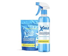 X-ALL Multi-Purpose Cleaner – Spray Bottle and 5x Cleaning Tablets