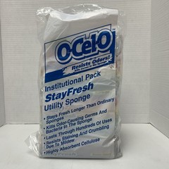 VTG 1994 O-CEL-O Utility Sponges 3M USA Made 6-2 Packs -12 Total 6inx3.6inx0.9in