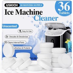 Ice Machine Cleaner Descaler Gentle Household Cleaning Descaling Sheet (36 Pack)