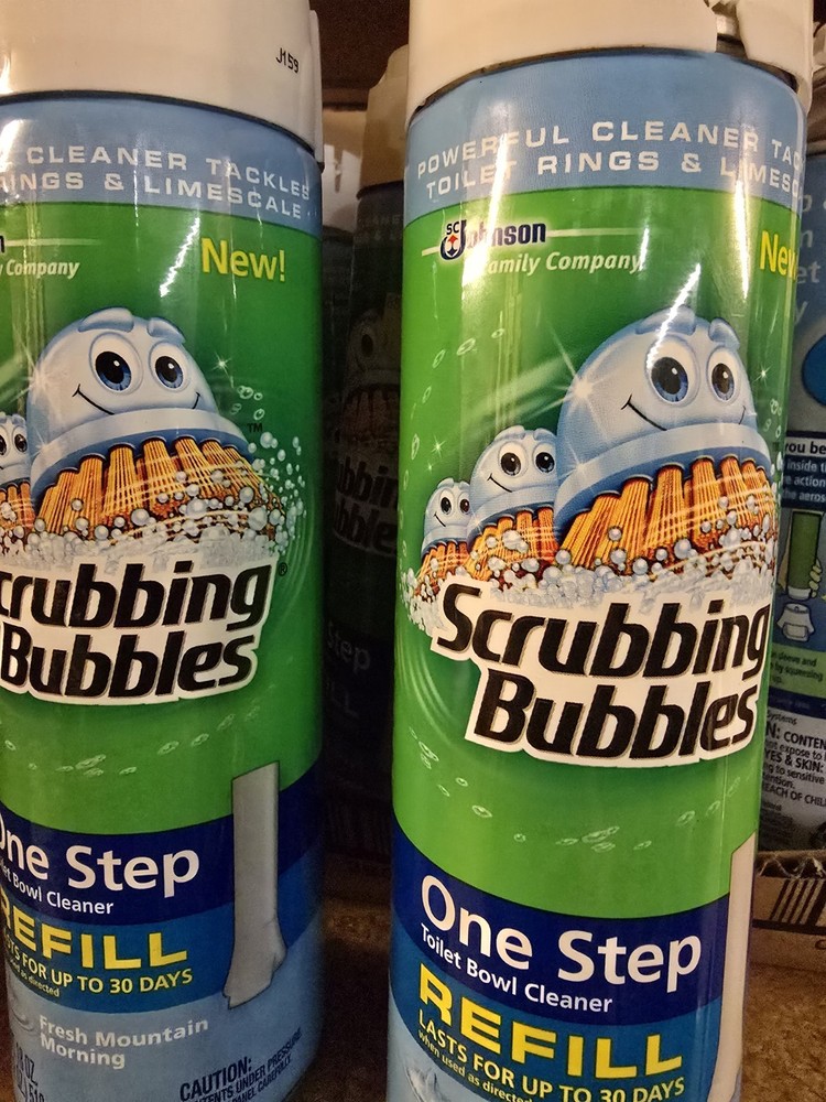 Scrubbing Bubbles One Step Toilet Bowl Cleaner 2 Refills Fresh Mountain Morning