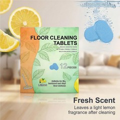 12PCS Floor Cleaning Solution Tablet For Intelligent Mopping and Washing Robot