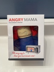 ANGRY Mama Microwave Oven Steam Cleaner, Cleans with Vinegar & Water & Steam.