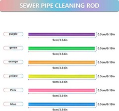 New Sani Sticks Drain Cleaner And Deodorizer 72 pack (Color Set 6) Best Deal USA