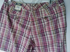 BASS HERITAGE FUCHSIA FLOW SHORT PANTS SIZE 8 SHORT 100% COTTON NWT RETAIL$58.00