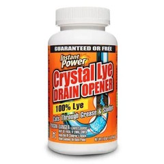 Instant Power Crystal Drain Opener 16oz Cuts Through Clogs & Soap Grease 1 Pack