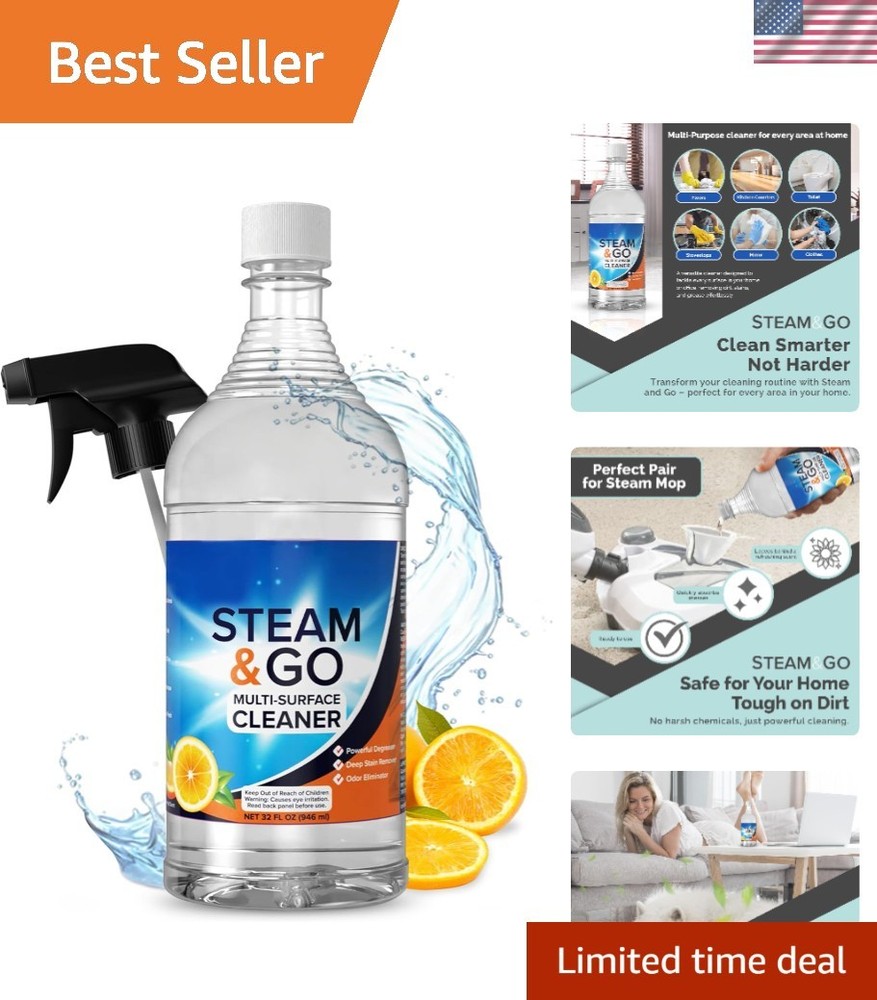Fresh Orange Scent Multi-Surface Cleaner – 32 oz Oxy Power Spray for Home Use
