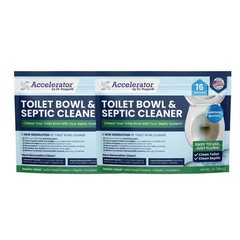 Dr Pooper Toilet Bowl Septic Cleaner Accelerator Foaming Treatment 2 Pack 32ct