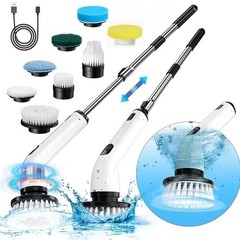 9 IN 1 Electric Spin Scrubber Cordless Power Cleaning Brush Rechargeable cleaner