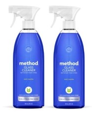 2~ Method Mint Scent Glass & Surface Cleaner Liquid 28oz Plant Based Streak-free