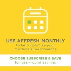 Affresh Dishwasher Cleaner, Remove Limescale and Odor-Causing Residue(6 Tablets)