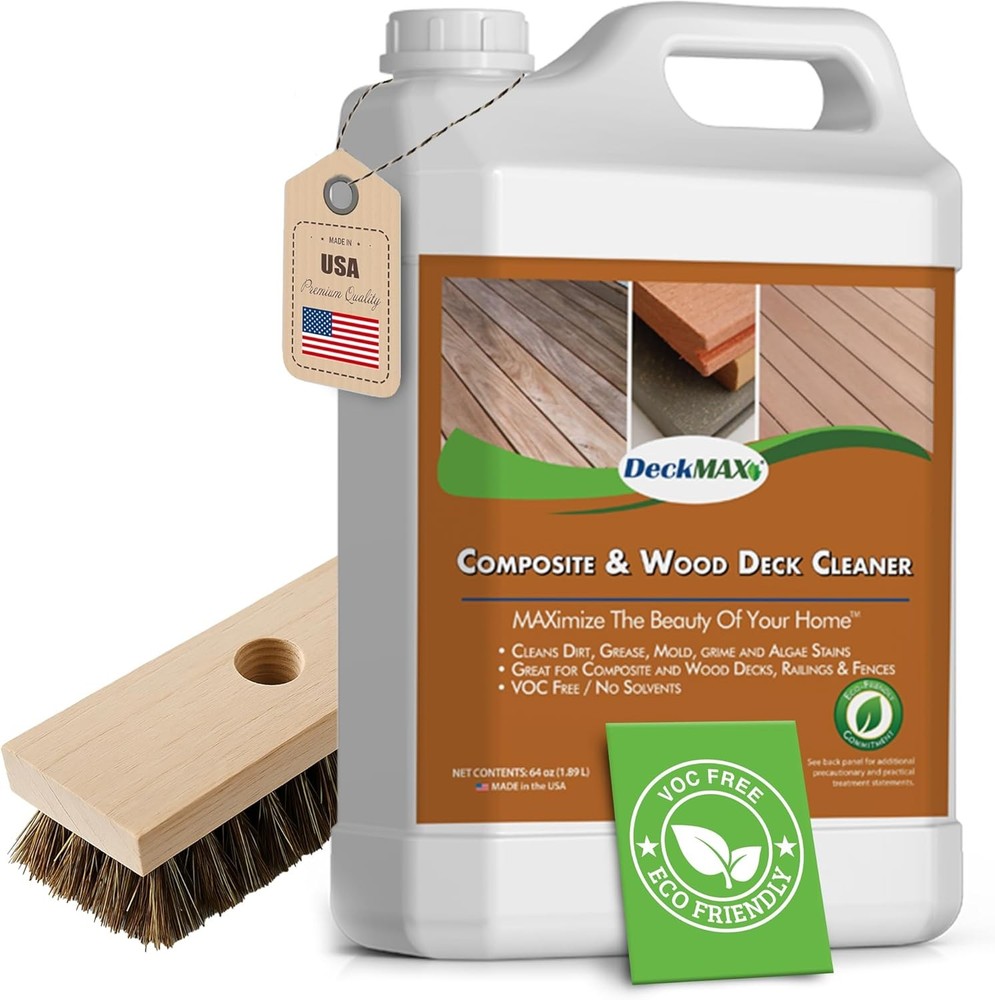 Premium Deck Cleaner Kit Deck Cleaner & Mildew Remover Cleans up to 1,500 Sq.