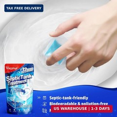 BIO REM E D Industrial Strength Septic Tank Treatment, 1 Count (Pack of 12)