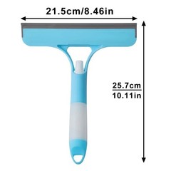 Shower Squeegee Glass Wiper Scraper Cleaner with Holder Mirror Window Cleaner