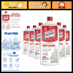 Deep Floor Cleaner 27 oz – 6 Pack, Heavy Duty, Removes Buildup, Quick Shine Form
