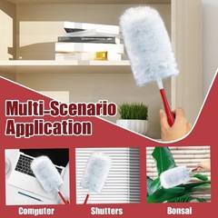 Effortless 360° Dusting Kit: 30 Refills & Handle with Versatile Microfiber Pads