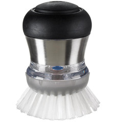 OXO Steel Soap Dispensing Palm Brush