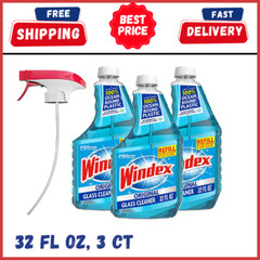 Windex Original Glass Cleaner, Refill Bottle & Reusable Trigger [Free Shipping]