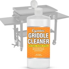 Flat Top Grill Cleaner (32 Fl Oz), Removes Grease, Rust, Fats, Carbon, and Ca…