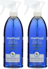 Method Mint Glass & Surface Cleaner 28 Fl Oz Pack of 2 Mint Scented Cleaners
