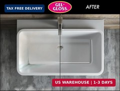 Gel-Gloss Home Kitchen & Bath Polish Aerosol – Carnauba Wax Formula,12 oz. | Hig