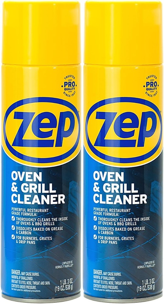 Zep Heavy-Duty Oven and Grill Cleaner – 19 oz (Case of 2) ZUOVGR19 – Dissolves G