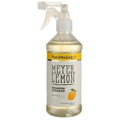 4 Pack Fruit Of The Earth Meyer Lemon Counter Cleaner, Lemon, 16 fl oz