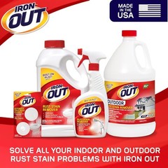 Rust Stain Remover Spray Gel – 3-Pack for Effortless Cleaning, 72 Oz Total