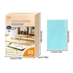 Multipurpose Dissolvable Floor Cleaning Sheets 60 Pieces Deep Clean Tablets Mopp