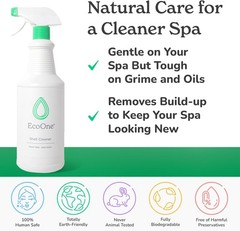 32 Oz All-Natural Spa Shell Cleaner | Foam-Free & Fragrance-Free Hot Tub Cleaner