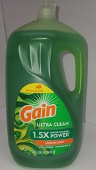 Gain Ultra Dishwashing Liquid Dish Soap, Original Scent, 90 Fl Oz