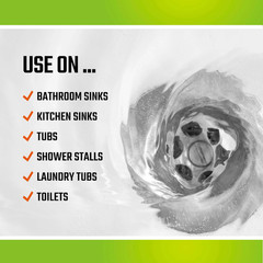 Brand Clog-Free Drain Opener, Chemical-Free Pressurized Air Canister