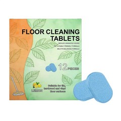 12pcs Floor Cleaning Solution Tablet Deep Cleans For Multiple Hard Floors