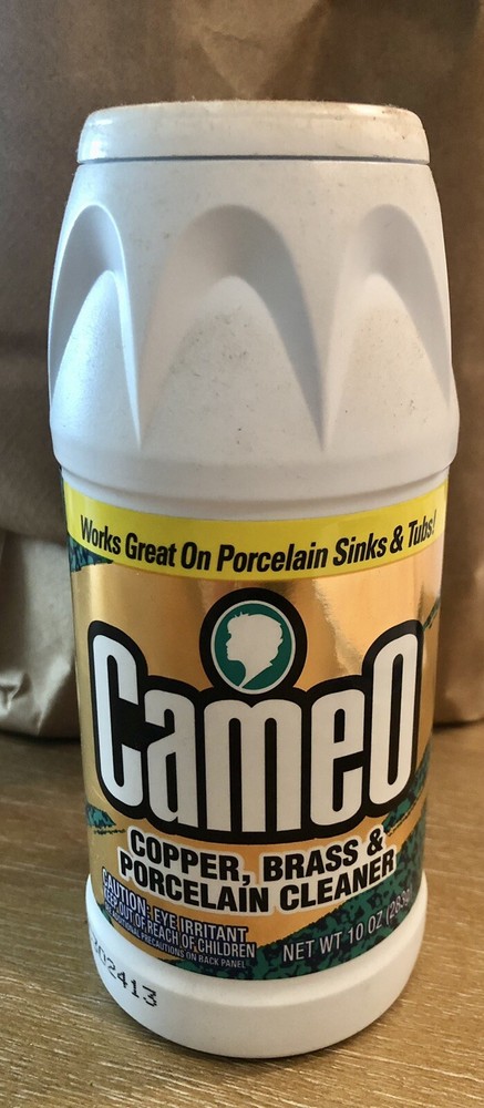 (1) CAMEO Copper Brass Porcelain Powder Cleaner 10 Oz No Phosphorus Discontinued