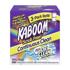Kaboom Scrub Free! Continuous Clean with OxiClean 3-Pack Refill Refills