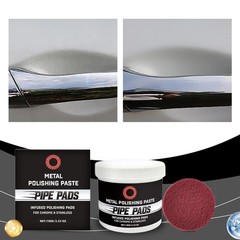 3X Metal Polish Paste Protectant Scratch Remover Pipe Infused Polishing Pads