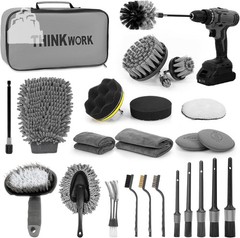 Car Detailing Brush Kit 27PC Drill Attachment Auto Interior Exterior