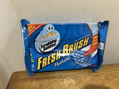 Scrubbing Bubbles Fresh Brush Flushable Refills NOS Y2K 2004 Movie Prop NEW