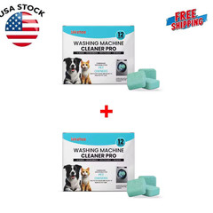 Deep Clean Clean Washing Machine Cleaner Tablets For a 12 Month Supply 24 Pack