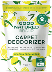Good Natured Carpet Deodorizer 31oz – Pet Odor Eliminator, Lemon Eucalyptus