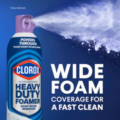 Clorox Lavender Clean Foam All-Purpose Cleaner 20 oz Spray Bathroom Kitchen